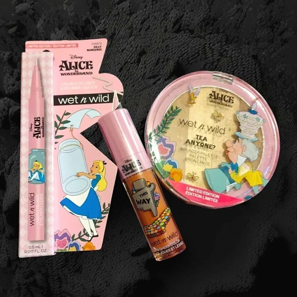 Wet n‎ Wild x Disney Alice In Wonderland 3 Piece Make Up Lot